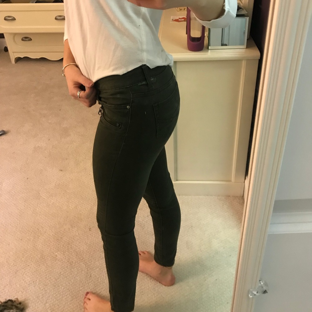 Aeropostale Lola Jegging Army Green jeans